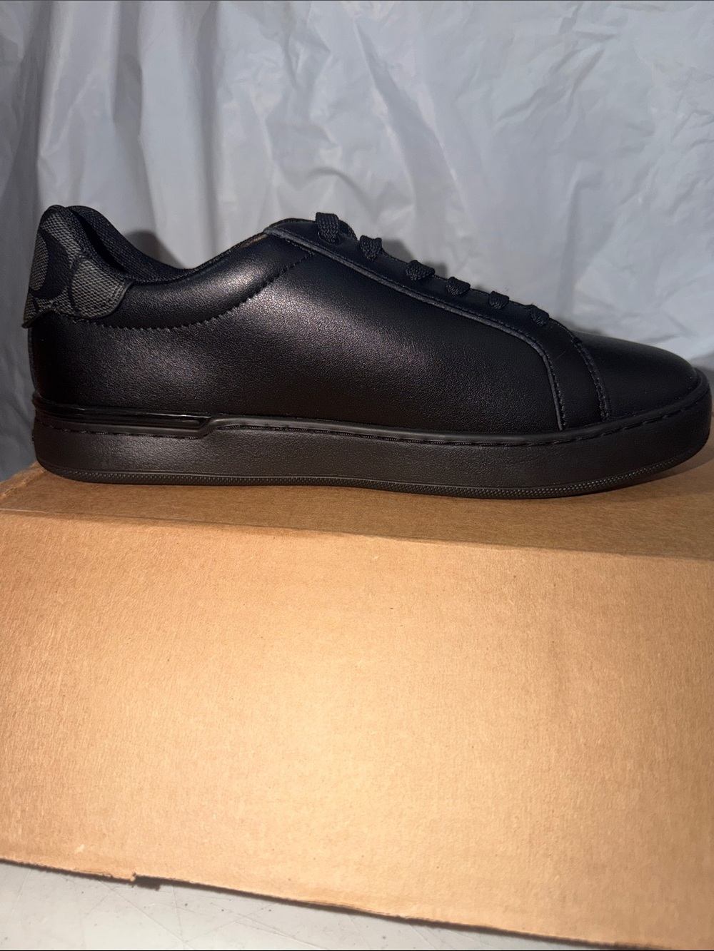 NEW COACH Mens Clip Low Top Sneaker Signature Canvas Comfort Cushion Size 7.5 - Picture 5 of 8